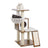 Cat Tree - 96 cm Tall - Plywood - Walnut Color - Engaging Play Areas