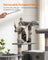 Cat Tree - Engineered Wood - Light Gray - XXL Design