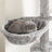 Floor-to-Ceiling Cat Tree - Plywood - Light Grey - Adjustable Height 2.4-2.6 m