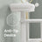 2-in-1 Cat Condo - Engineered Wood - Cloud White - Litter Box Enclosure and Scratching Posts