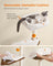 Cat Tree - Engineered Wood - Rustic Brown - 2-in-1 Design with Litter Box Enclosure and Self Groomer