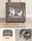 Cat Tree - Engineered Wood - Rustic Brown - 2-in-1 Design with Litter Box Enclosure and Self Groomer