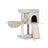 Small Cat Tree - 66 cm with Hammock - Light Brown - PCT Material