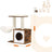 Cat House - Rustic Brown - Wooden