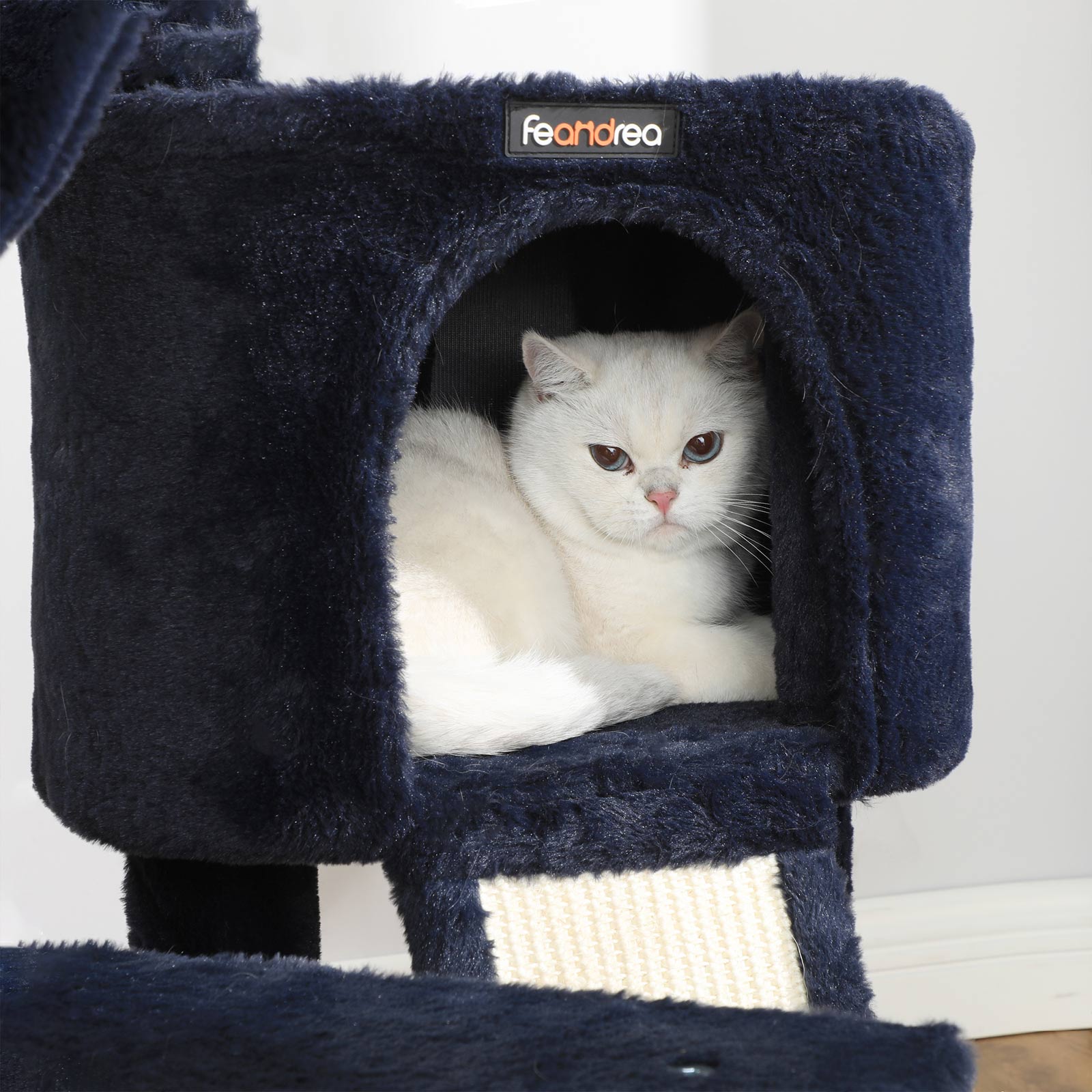 Cat Tower - Blue - Plush