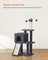 Cat Tree - Engineered Wood - Light Grey - Multi-Level with Scratching Post