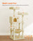Cat Tree - Light Grey - Plush