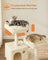 Cat Tree - Light Grey - Plush