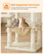 Cat Tree - Light Grey - Plush