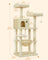 Cat Tree - Light Grey - Plush