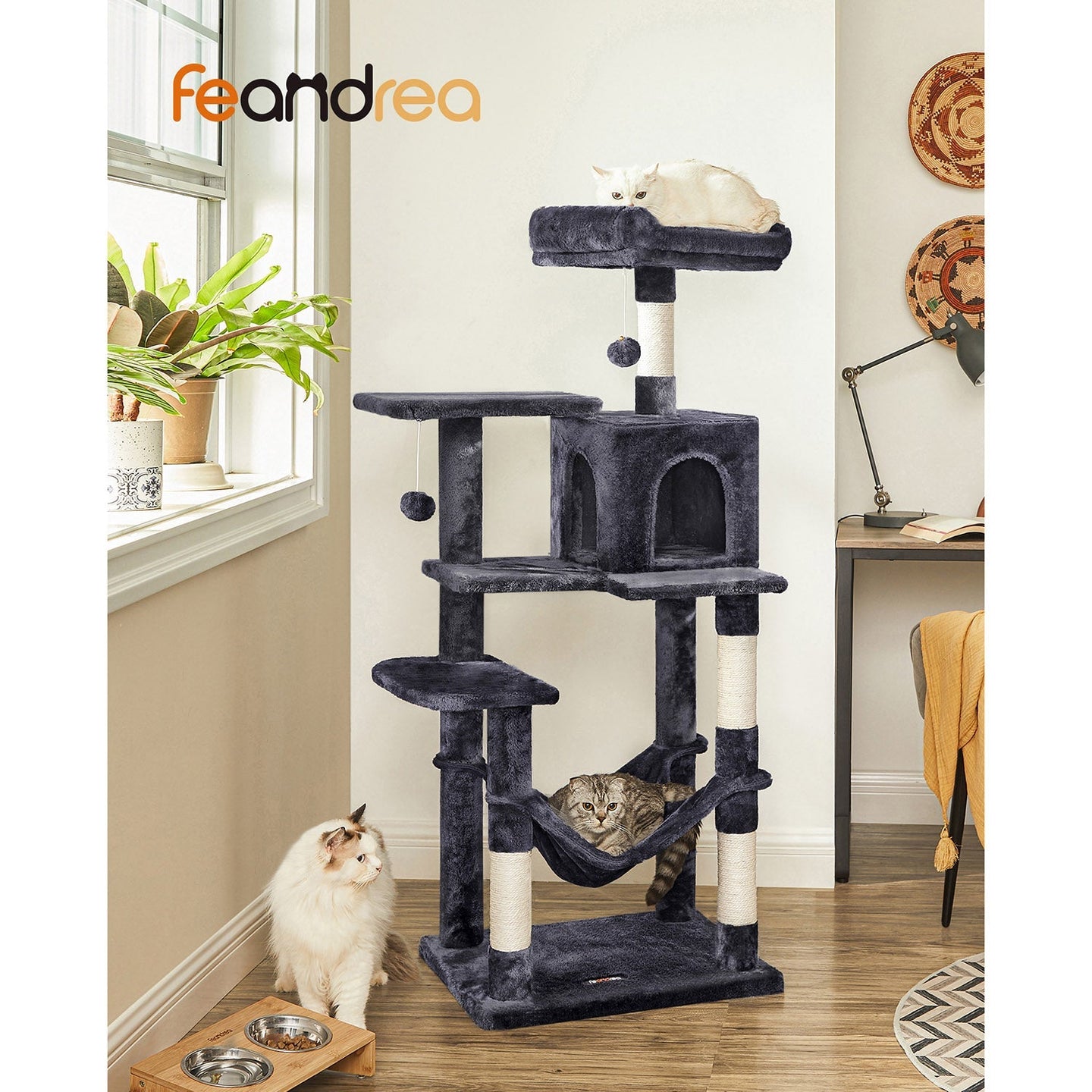 Cat Tower - Light Grey - PCT