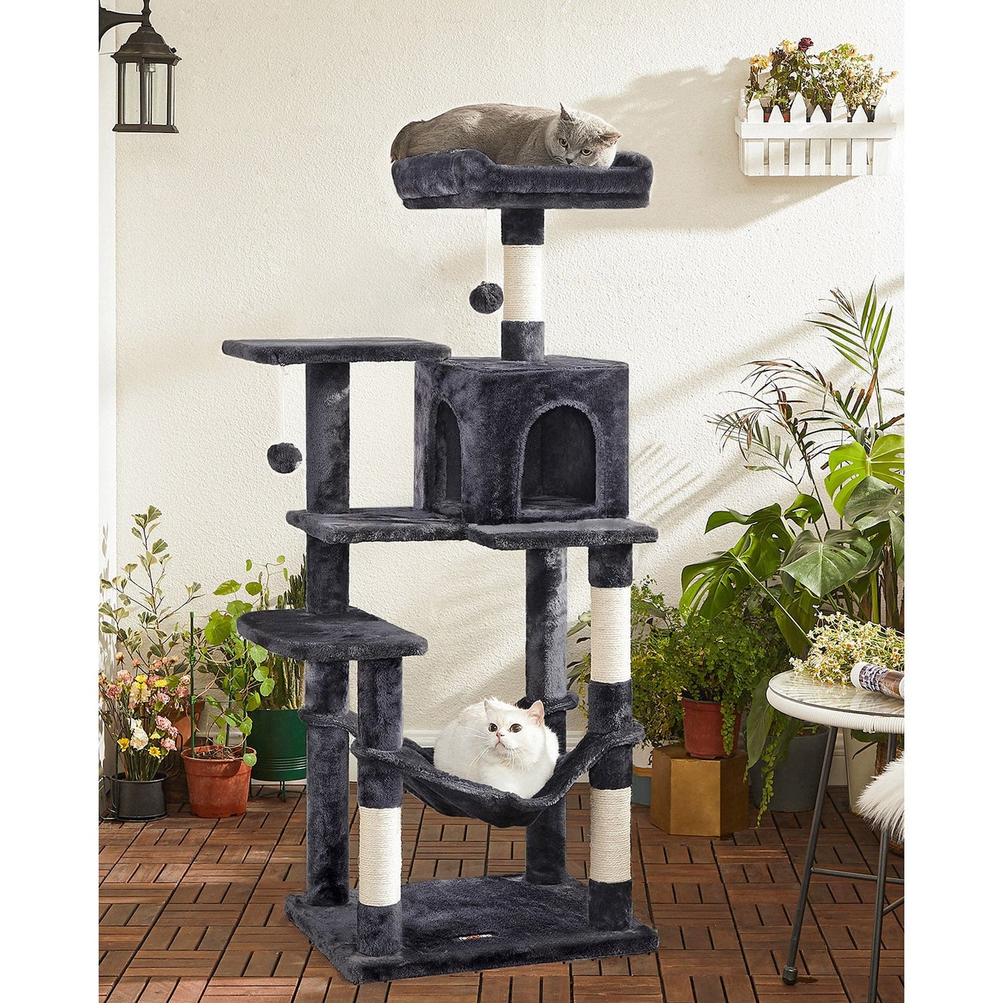 Cat Tower - Light Grey - PCT