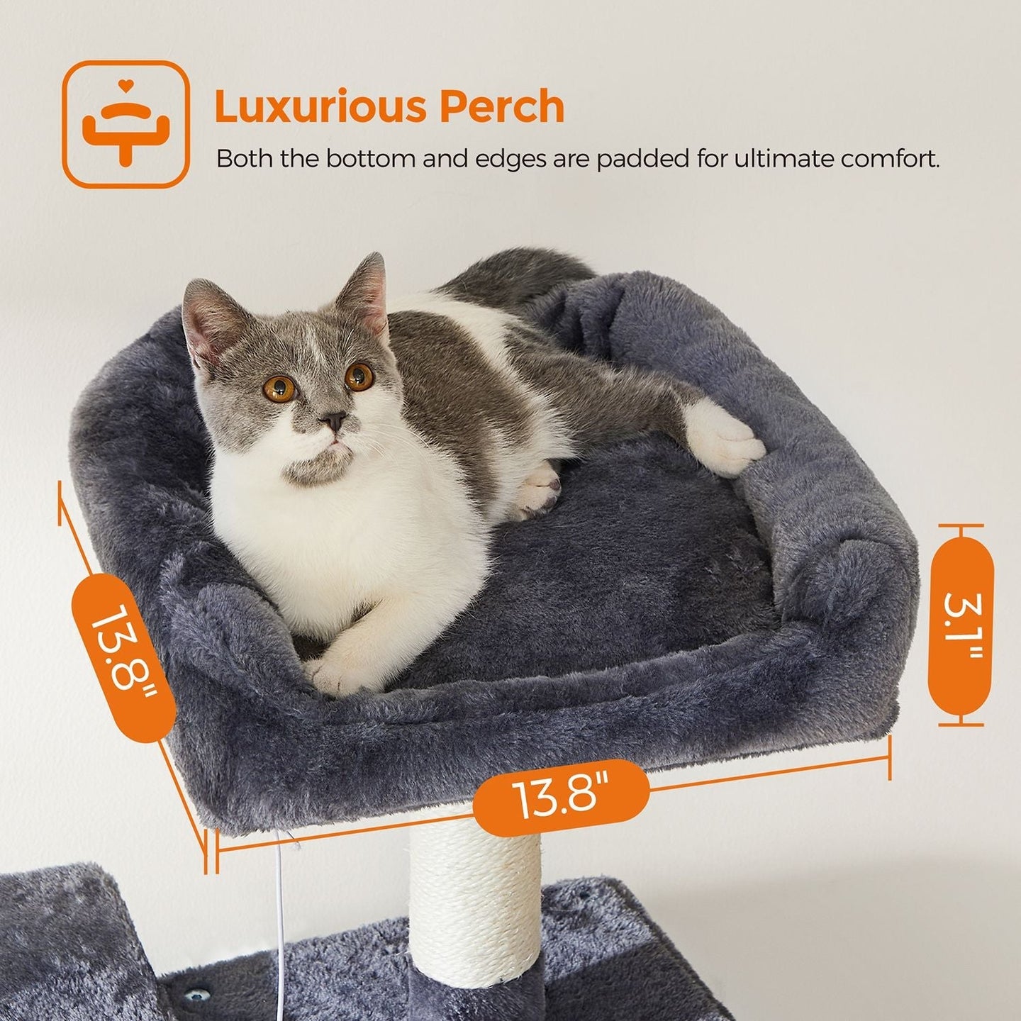 Cat Tower - Light Grey - PCT