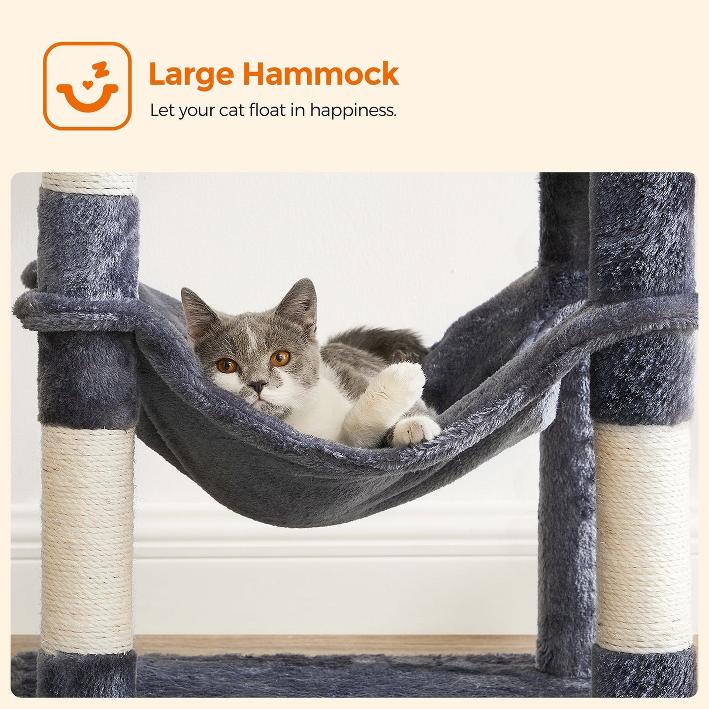 Cat Tower - Light Grey - PCT