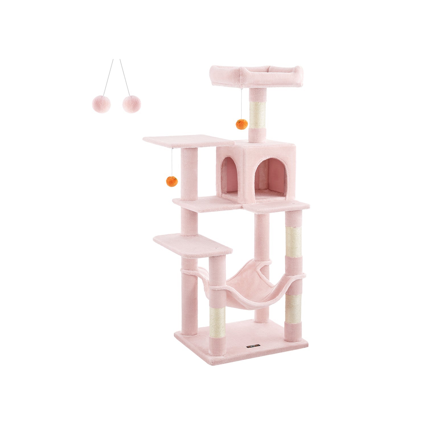 Multi-Level Cat Condo - Light Grey - Plush