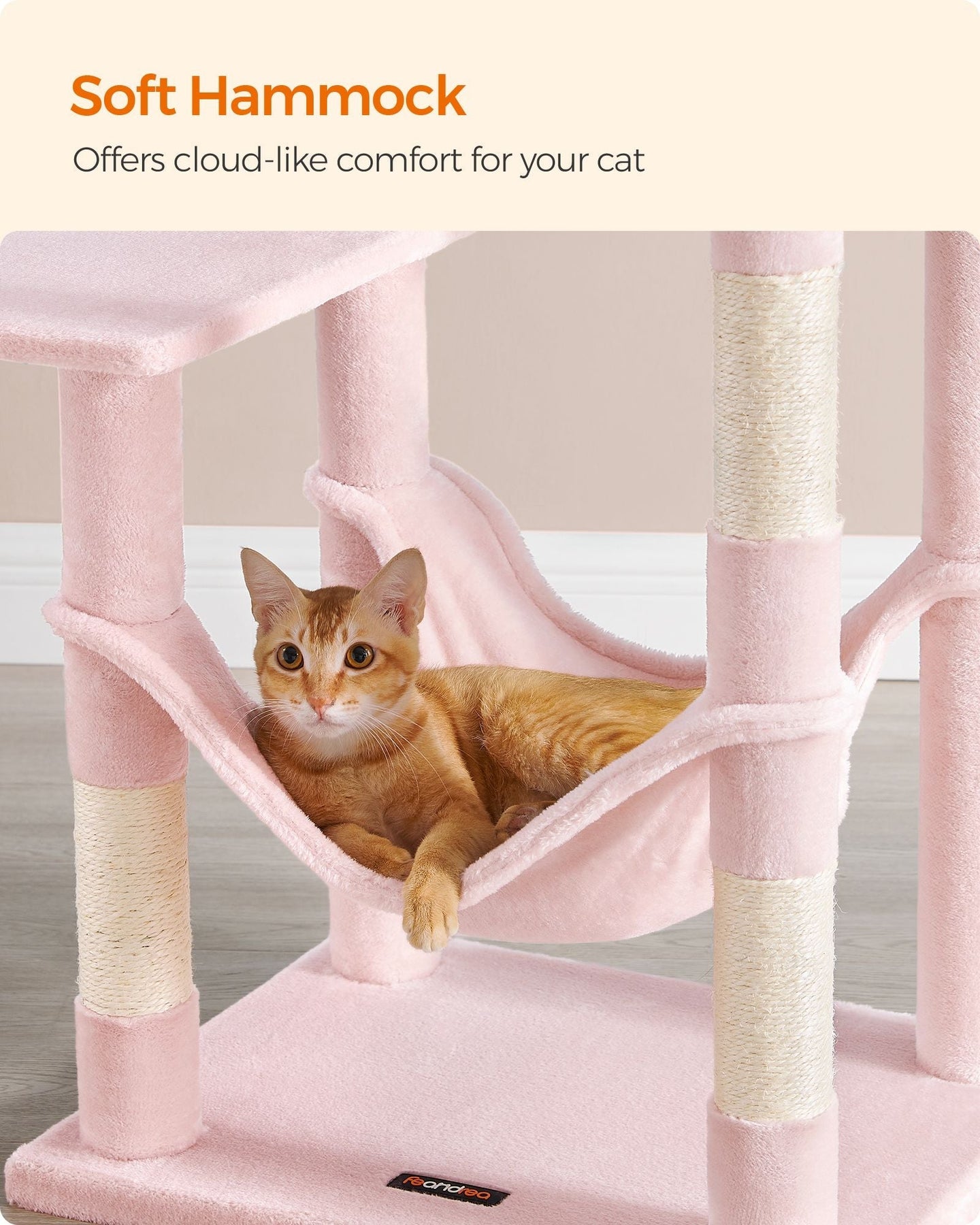 Multi-Level Cat Condo - Light Grey - Plush