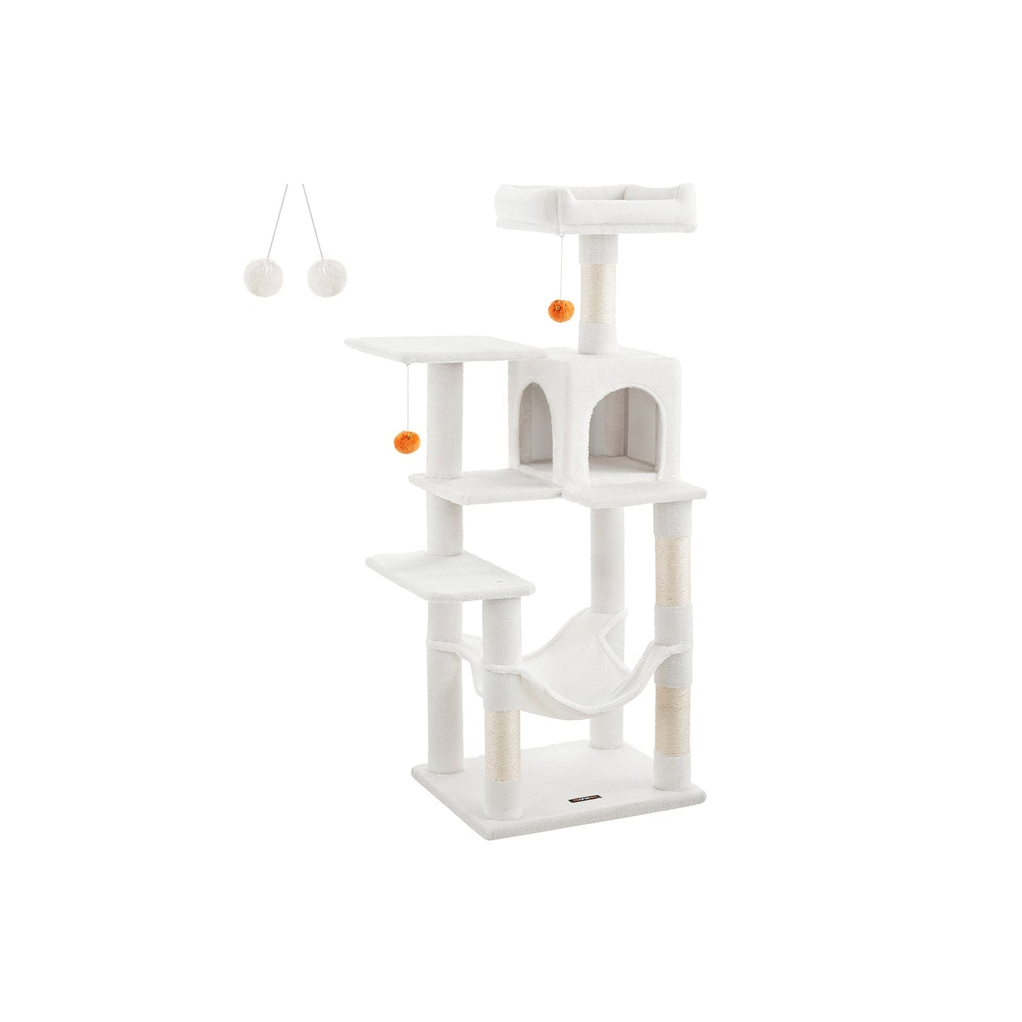 Multi-Level Cat Condo - Light Grey - Plush