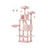 Cat Tree Tower - Wood - Light Grey - Multi-Level Activity Centre