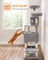 Cat Tree - Wood - Light Grey - 168 cm Tall with 13 Scratching Posts