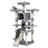 Large Cat Tower - Engineered Wood - Smoky Grey - 3 Viewing Perches