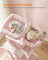 Large Multi-Level Cat Tree - Wood - Jelly Pink - 206 cm Tall with 13 Scratching Posts