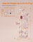 Large Multi-Level Cat Tree - Wood - Jelly Pink - 206 cm Tall with 13 Scratching Posts