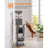Cat Tree - Engineered Wood - Light Grey - 155 cm with Scratching Posts
