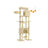 Cat Tree - Engineered Wood - Light Grey - XXL Large with Multi-Level Design and Scratching Posts