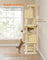 Cat Tree - Engineered Wood - Light Grey - XXL Large with Multi-Level Design and Scratching Posts
