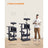 Cat Tree - Plywood - Smoky Grey - Includes Hammock