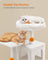 Cat Tree - 112 cm with Hammock - Wood - Light Grey