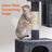 Cat Tree - Engineered Wood - Light Grey - Includes Large Perch and Plush Condos