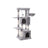 Cat Activity Centre - Particle Board - Light Grey - With Hammock and Multiple Levels