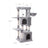 Cat Activity Centre - Particle Board - Light Grey - With Hammock and Multiple Levels