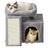Compact Multi-Level Cat Condo - 11L - Particleboard - Ramp