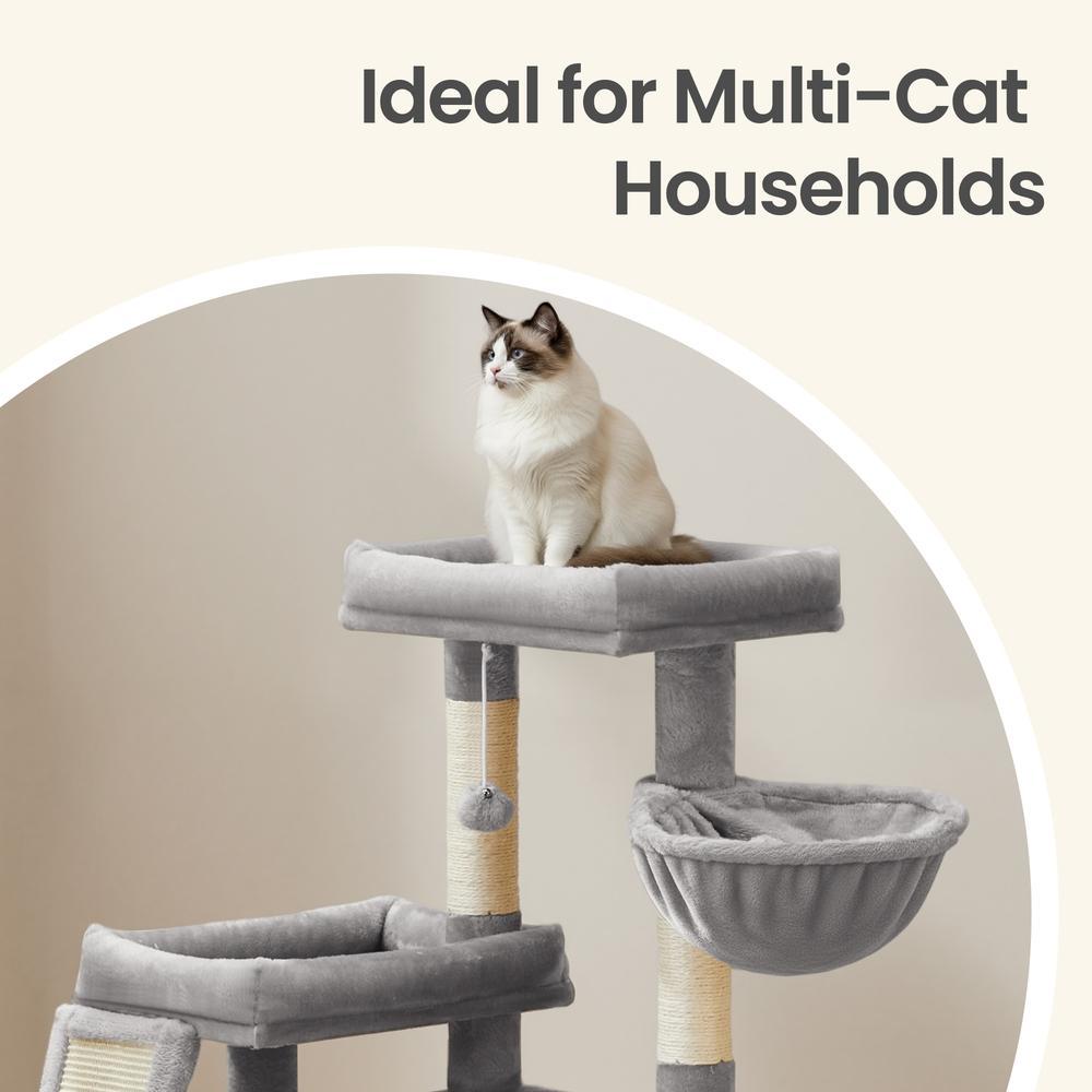 Multi-Level Cat Tree - 92.5L - Particleboard - Beds & Scratching Posts