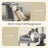 Multi-Level Cat Tree - 92.5L - Particleboard - Beds & Scratching Posts