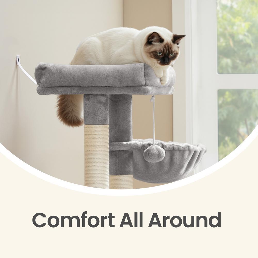 Multi-Level Cat Tree - 92.5L - Particleboard - Beds & Scratching Posts