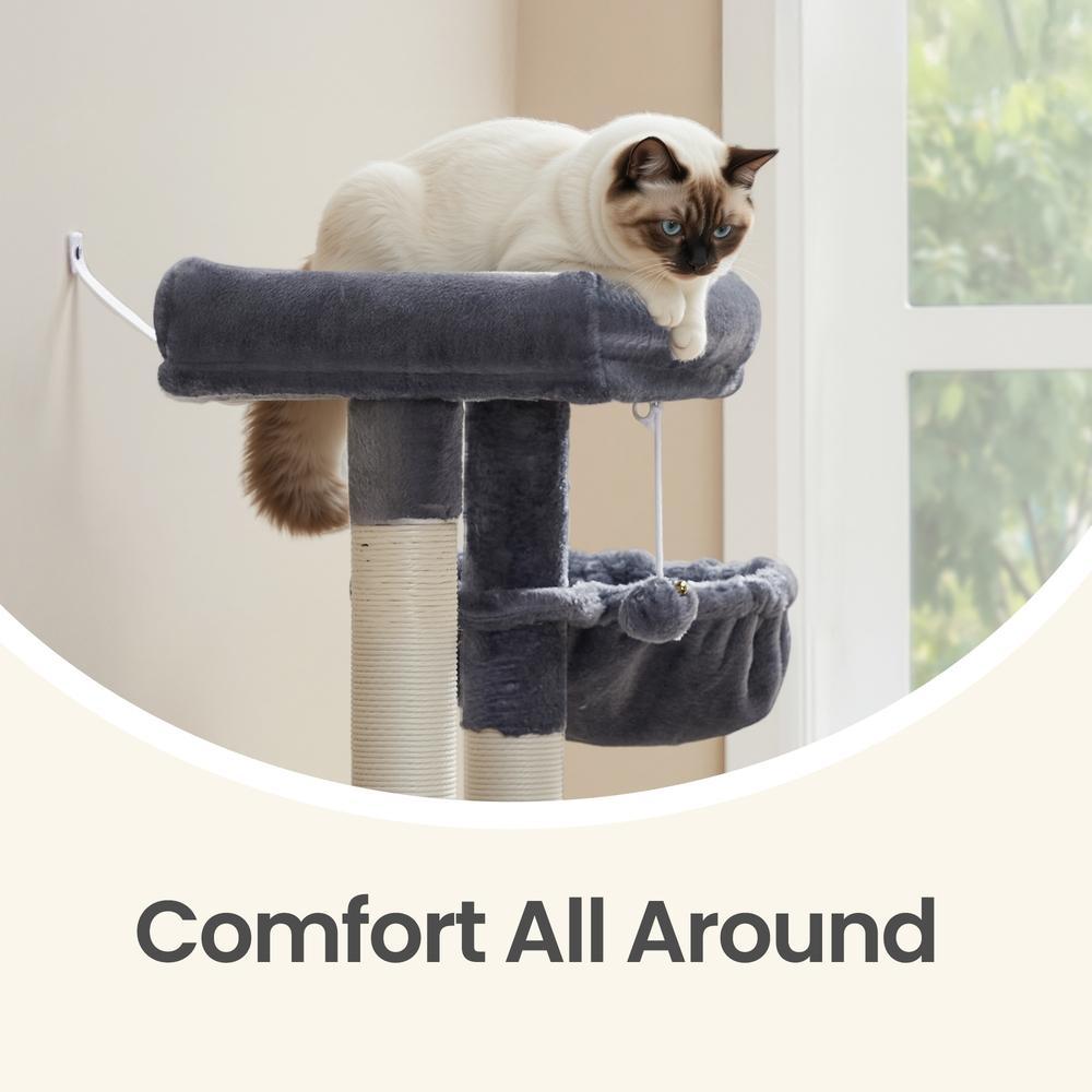 Multi-Level Cat Tree - 94L - Particleboard - Beds & Scratching Posts