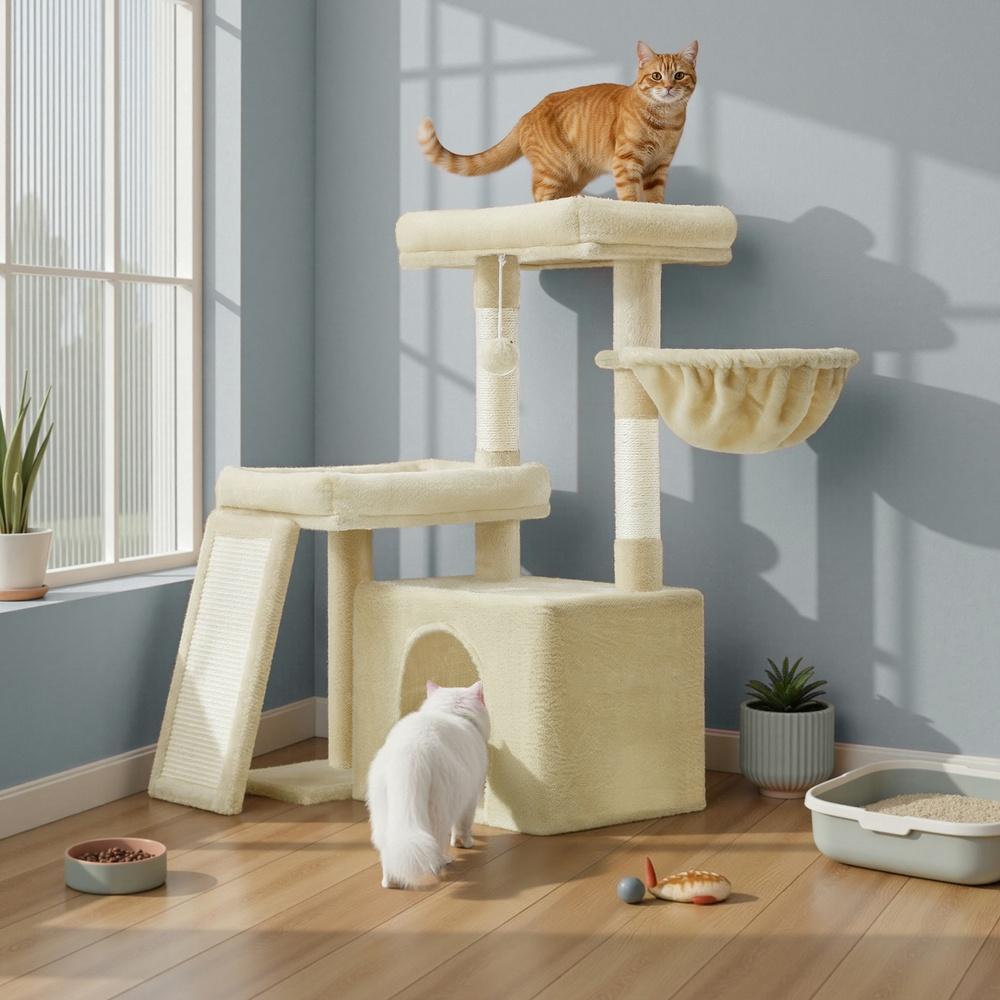 Multi-Level Cat Tree - 36.4L - Particleboard - Beds & Scratching Posts