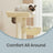 Multi-Level Cat Tree - 36.4L - Particleboard - Beds & Scratching Posts