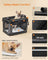 Foldable Dog Crate - Oxford Fabric - Ink Black - Portable and Collapsible with Mesh Doors and Storage Pocket