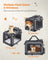 Folding Pet Carrier - Fabric - Dark Blue - Versatile Design for Travel and Safety