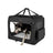 Foldable Pet Carrier - Fabric - Grey - Breathable Mesh with Storage Pockets