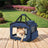 Collapsible Dog Crate - Fabric - Black - Lightweight and Portable