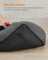 Dog Bed - Linen-Look Fabric - Dark Grey - Washable with Raised Edges and Non-Slip Bottom