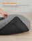 Dog Sofa Bed - Linen-Look - Light Grey - Removable Washable Cover with Raised Edges and Non-Slip Bottom