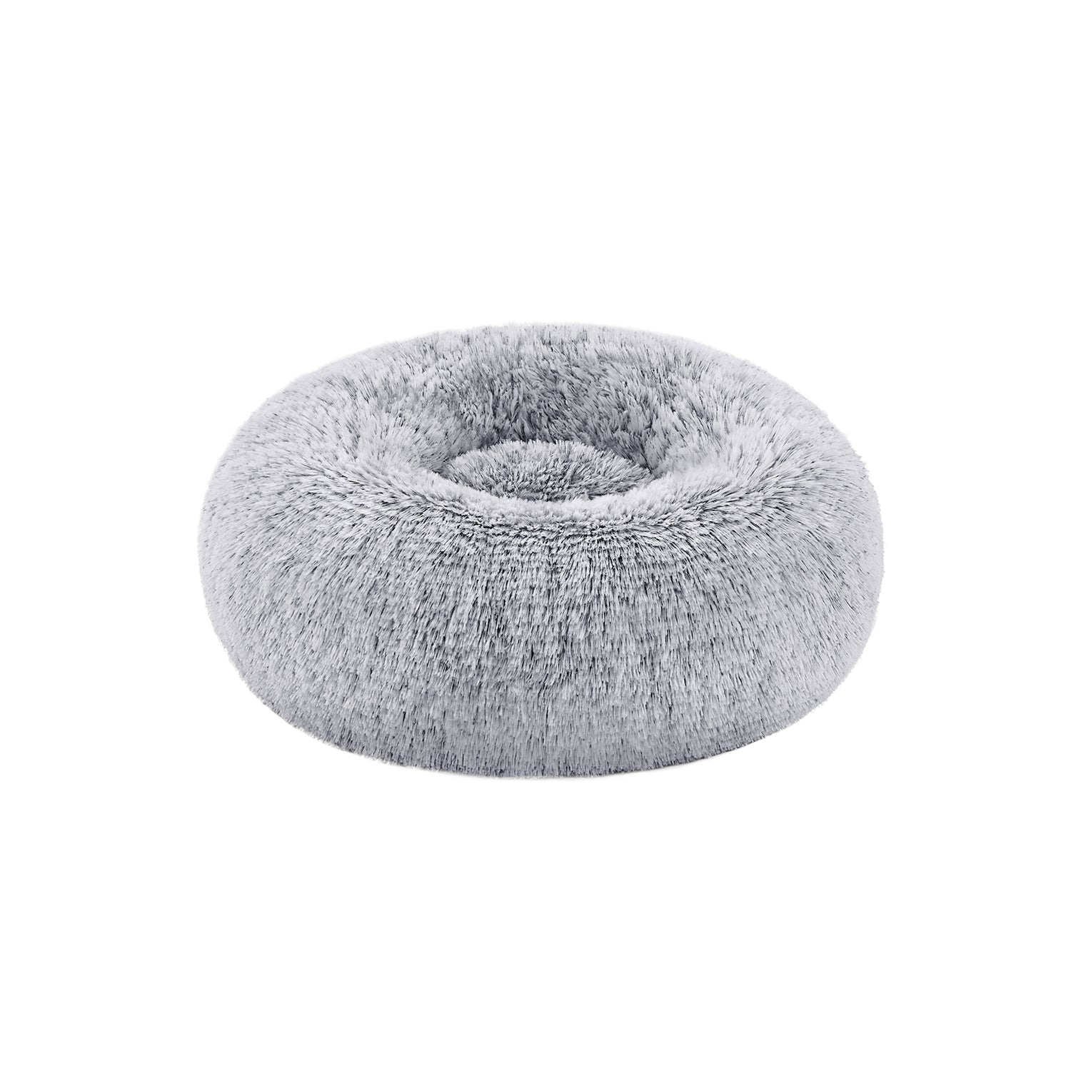 Round Dog and Cat Bed - 50 cm - Dove Grey - Soft Plush