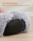 Round Dog and Cat Bed - 50 cm - Dove Grey - Soft Plush