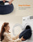 Dog Bed - Round Design, 50 cm - Dark Grey - Soft Plush